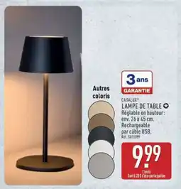 ALDI LAMPE DE TABLE offre
