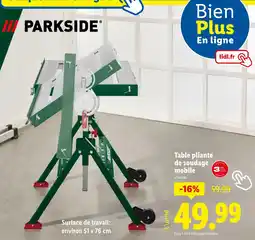 Lidl Table pliante de soudage mobile offre