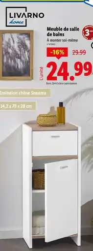 Lidl Meuble de salle de bains offre