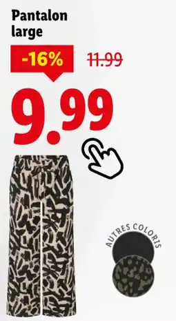 Lidl Pantalon large offre
