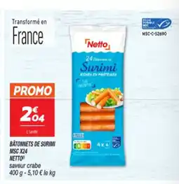Netto NETTO Bâtonnets de surimi offre