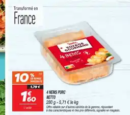 Netto NETTO 4 nems porc offre