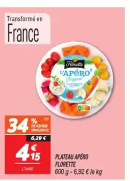 Netto FLORETTE Plateau apéro offre