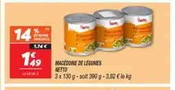 Netto NETTO Macédoine de légumes offre