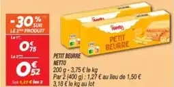 Netto NETTO Petit beurre offre