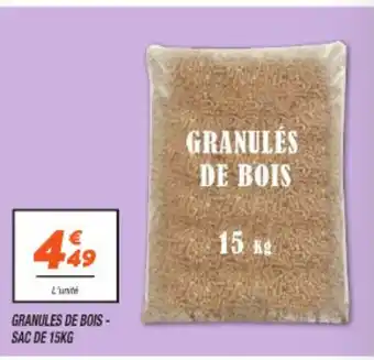 Netto Granules de bois offre