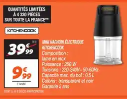 Netto KITCHENCOOK Mini hachoir électrique offre