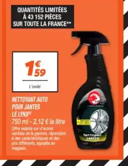 Netto Nettoyant auto pour jantes offre