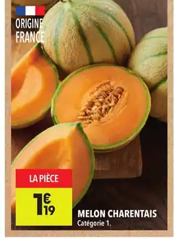 Supeco Melon charentais offre