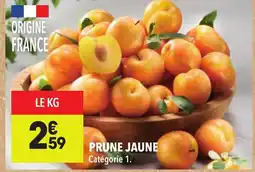 Supeco Prune jaune offre