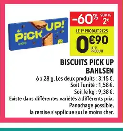 Supeco BAHLSEN Biscuits pick up offre