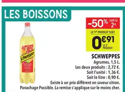 Supeco SCHWEPPES offre