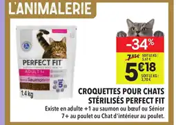 Supeco PERFECT FIT Croquettes pour chats stérilisés offre