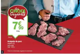 Promocash Araignée de porc offre
