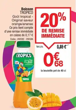 Promocash TROPICO Boisson offre