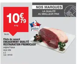 Promocash Filets de canard offre