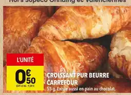 Supeco Carrefour Croissant pur beurre offre