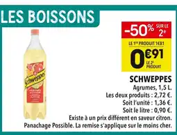 Supeco Schweppes Schweppes offre
