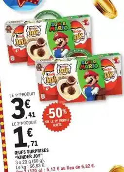 E.Leclerc Kinder - ceufs surprises offre