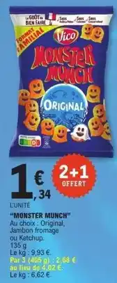 E.Leclerc Vico - monster munch offre