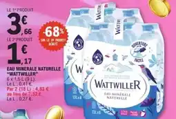E.Leclerc Wattwiller - eau minerale naturelle offre
