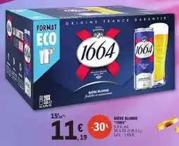 E.Leclerc 1664 - bière blonde offre