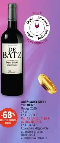 E.Leclerc Aoc - saint-mont offre