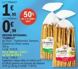 E.Leclerc Express Florelli - grissini artigianali offre