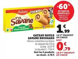 Bi1 Brossard - gateau roule le 1er produit savane offre