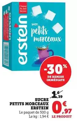 Bi1 Erstein - sucre petits morceaux offre