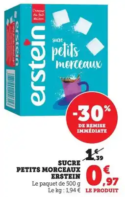 Bi1 Sucre petits morceaux erstein offre