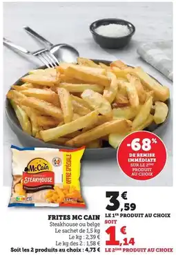 Bi1 Mccain - frites offre