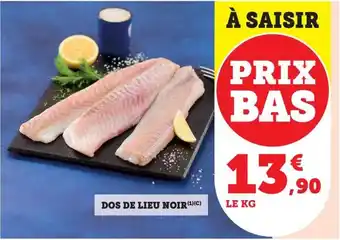 Bi1 Dos de lieu noir offre