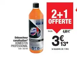 Promocash DOMESTOS PROFESSIONAL Déboucheur canalisation offre