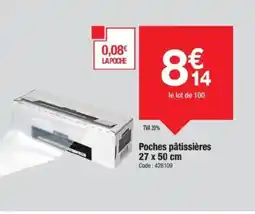 Promocash Poches pâtissières offre