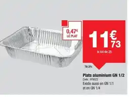 Promocash Plats aluminium offre