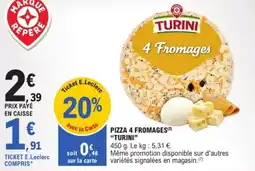 E.Leclerc Pizza 4 fromages turini offre