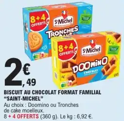 E.Leclerc Biscuit au chocolat format familial saint-michel offre