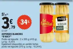 E.Leclerc Asperges blanches d'aucy offre