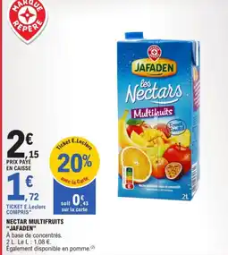 E.Leclerc Nectar multifruits jafaden offre