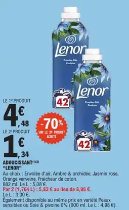 E.Leclerc Adoucissant lenor offre