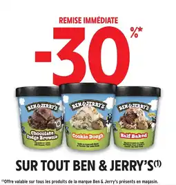Intermarché Sur tout ben & jerry's offre
