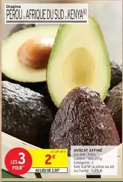 Intermarché Avocat affine offre