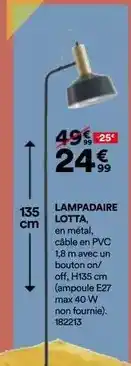 BUT Lampadaire cm lotta offre