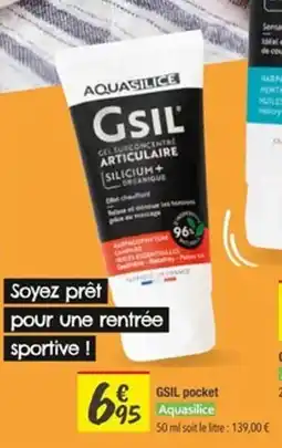 Les Comptoirs de la Bio GSIL pocket offre