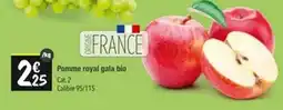 Les Comptoirs de la Bio Pomme royal gala bio offre