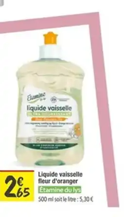 Les Comptoirs de la Bio Liquide vaisselle fleur d'oranger offre