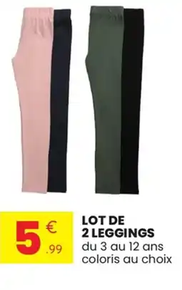 Stokomani Lot de 2 leggings offre