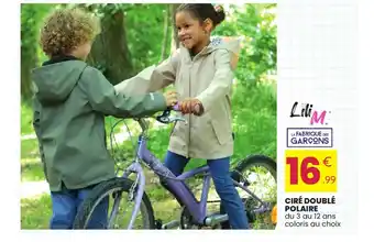 Stokomani Ciré doublé polaire offre