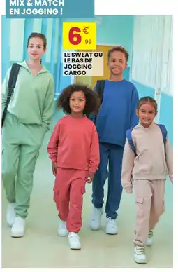 Stokomani Le sweat ou le bas de jogging cargo offre